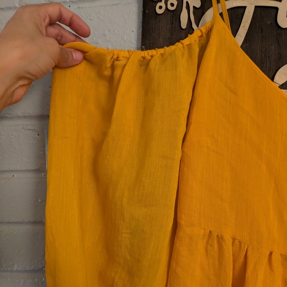 Anthropologie Mustard Yellow Moulinette Soeurs Carina Dress - Picture 4 of 5